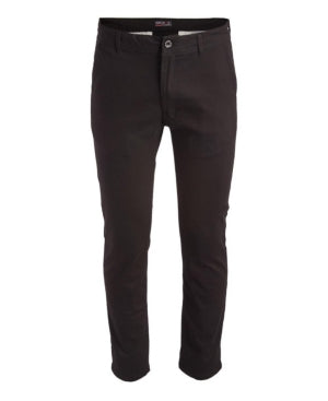 Galaxy by Harvic Mens Slim Fit Cotton Stretch Chino Pants Black 34