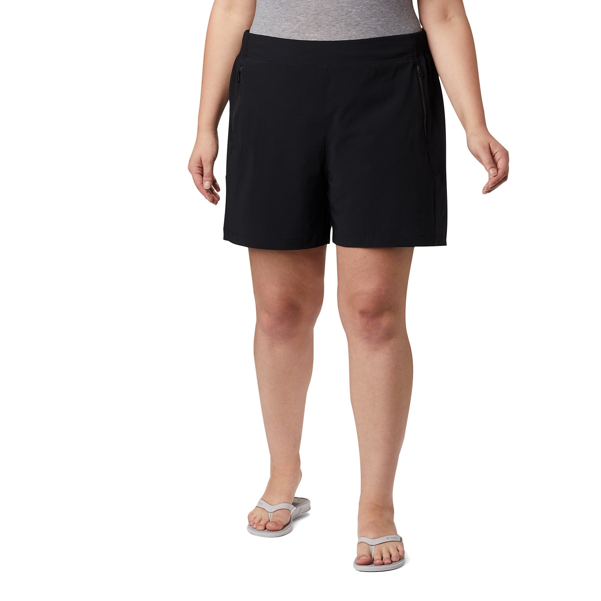 Columbia Women Regular fit Casual Shorts 2X / 5 Black Solid
