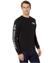 The North Face Men's Long Sleeve Hit Tee Shirt Black Small