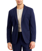 Calvin Klein Mens Slim fit Suit Jacket Blazer 40 R Blue Solid Stretch