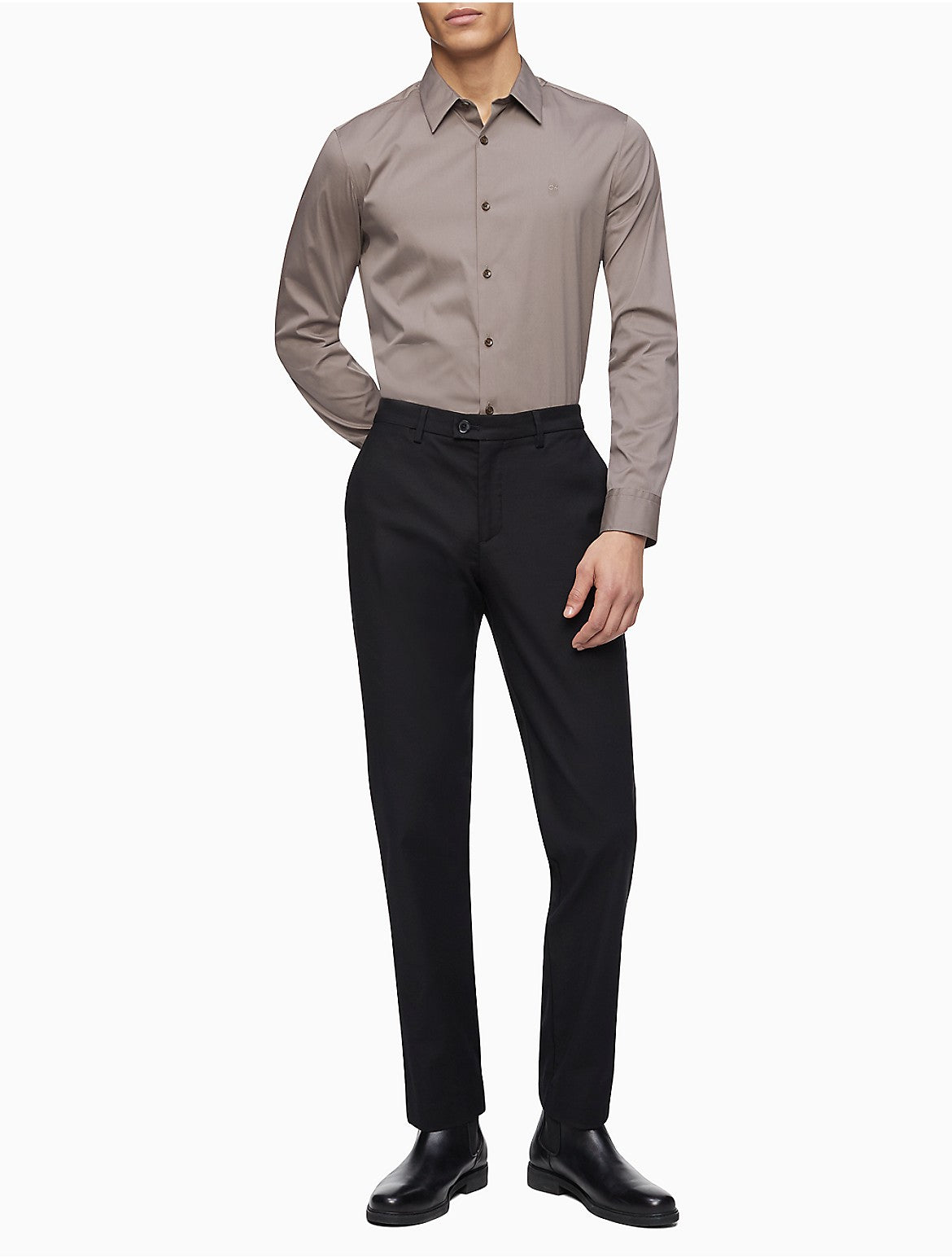 Calvin Klein Mens Slim-Fit Performance Pants Black 29 x 30