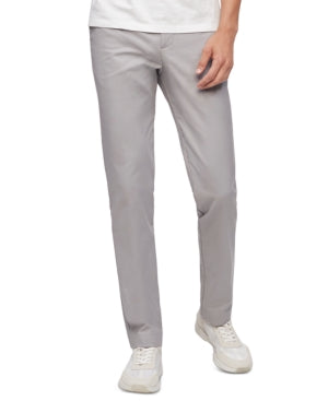 Calvin Klein Men's Slim fit Chino Pants Alloy Light Grey 34 X 30