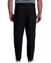 Haggar Mens Classic fit Dress Pants 44 / 30 Black Solid