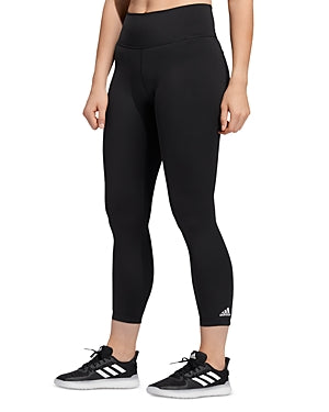 Adidas Women Regular fit High Rise Leggings XS Black Solid