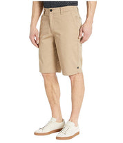 O Neill Mens Redwood 22 Inseam Walking Khaki Shorts Beige 28