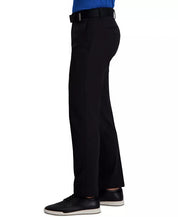 Haggar Mens Straight fit Dress Pants 38 / 30 Dark Grey Solid