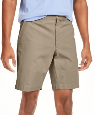 Clubroom Men's Beige Classic Fit Stretch Shorts 30 Waist   Brown 30 Reg