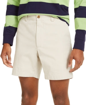 Club Room Men's Regular Fit 7" 4 Way Stretch Shorts Stone Wall 40