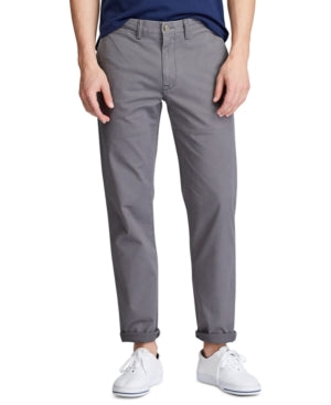 Polo Ralph Lauren Mens Straight Fit Grey Chino Khaki Pants 40 x 32