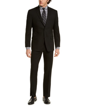 Marc New York Mens Modern fit Suit Jacket Only 44 R Black Solid Sport Coat