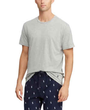 Polo Ralph Lauren Mens Regular fit Short Sleeve T-Shirt Sleepwear Medium Grey Solid