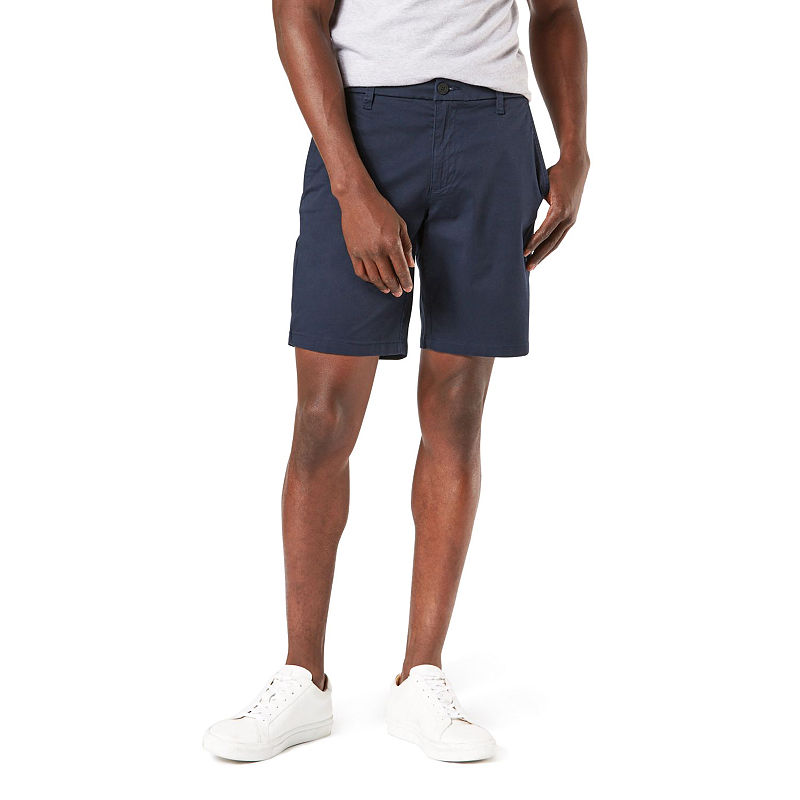 Dockers Mens Big and Tall Ultimate 9.5" Shorts Blue 56