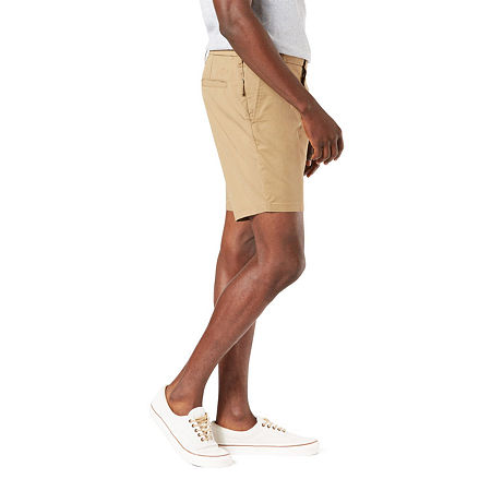 Dockers Mens Big Tall 9.5 Inseam Ultimate Khaki Shorts Brown 58