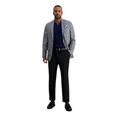 Haggar Mens Classic fit Dress Pants 34 / 32 Black Solid
