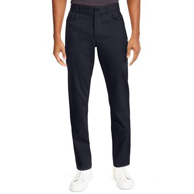Calvin Klein Mens Slim fit Casual Pants 33 / 30 Navy Blue Solid Stretch