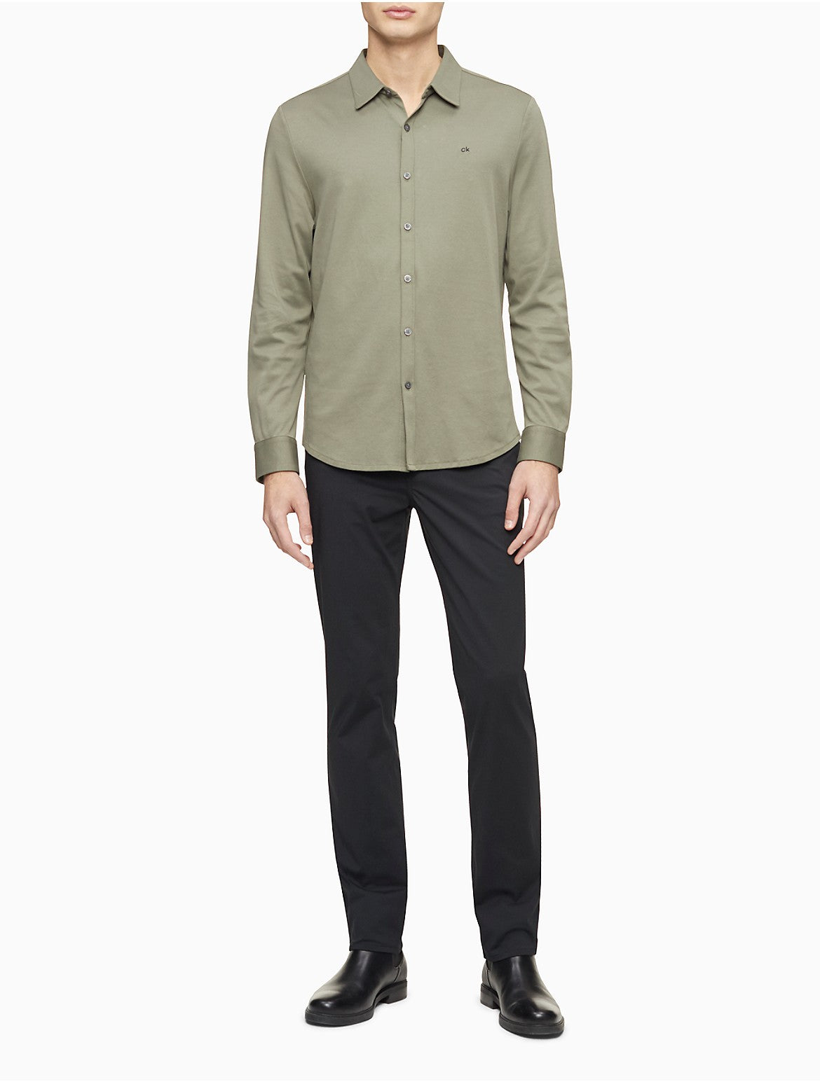 Calvin Klein Men's Move 365 Slim-Fit Black Pants 36 x 32