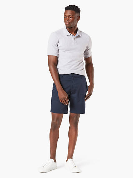 Dockers Men's Big & Tall Ultimate Supreme Flex Shorts Pembroke Blue Size 44