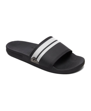 Quiksilver Mens Rivi Wordmark Slide Shoes Black 11D