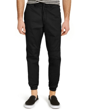 Sun + Stone Men's Articulated Jogger Pants Deep Black Small