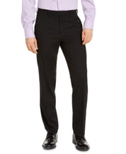 Alfani Mens Classic fit Dress Pants 32 / 30 Black Solid Stretch
