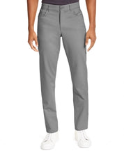 Calvin Klein Men's CK Move 365 Slim Fit Performance Dress Pants Grey 34 x 30