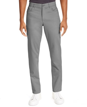 Calvin Klein Men's Ck Move 365 Slim Fit Suit Dress Pants Alloy Grey 38 x 30