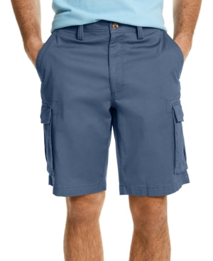 Club Room Mens Stretch Cargo Shorts Wedgewood Blue 38 Waist