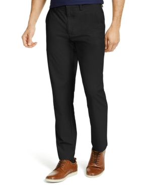 Club Room Men's Tech Pants Deep Black 38 x 30