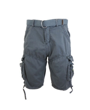 Galaxy By Harvic Mens Belted Cargo Shorts  Gray  Size 32 Regular