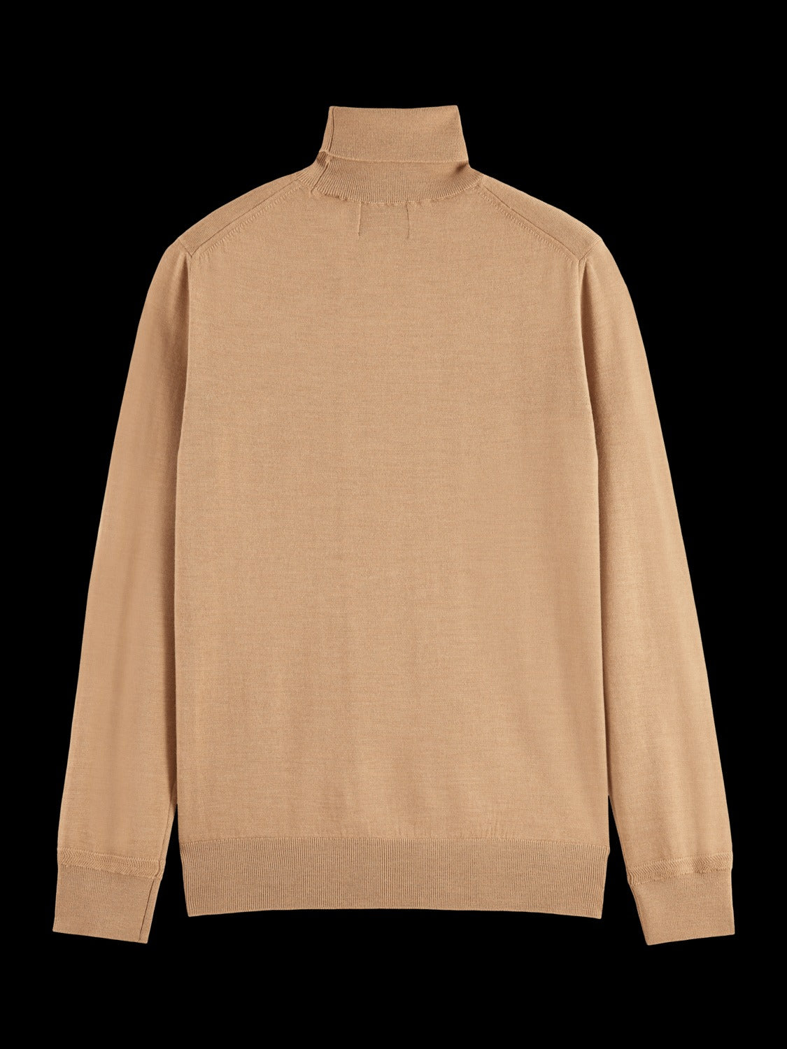 Scotch & Soda Men's Merino Wool Turtleneck Sweater XL Brown