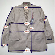 Tommy Hilfiger Mens Modern fit Wool Sport Coat Blazer 44 S Brown Check