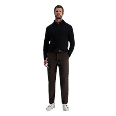 Haggar Mens Classic fit Dress Pants Corduroy 36 / 34 Brown Solid