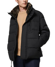 Andrew Marc Men's Horizon Water Resistant Down Jacket Small Black