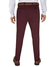 Tommy Hilfiger Mens Modern fit Dress Pants 40 / 30 Red Solid