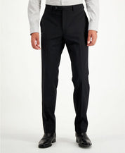Calvin Klein Men's Slim Fit 2-Piece Wool Suit 42S / 35 x 30 Black