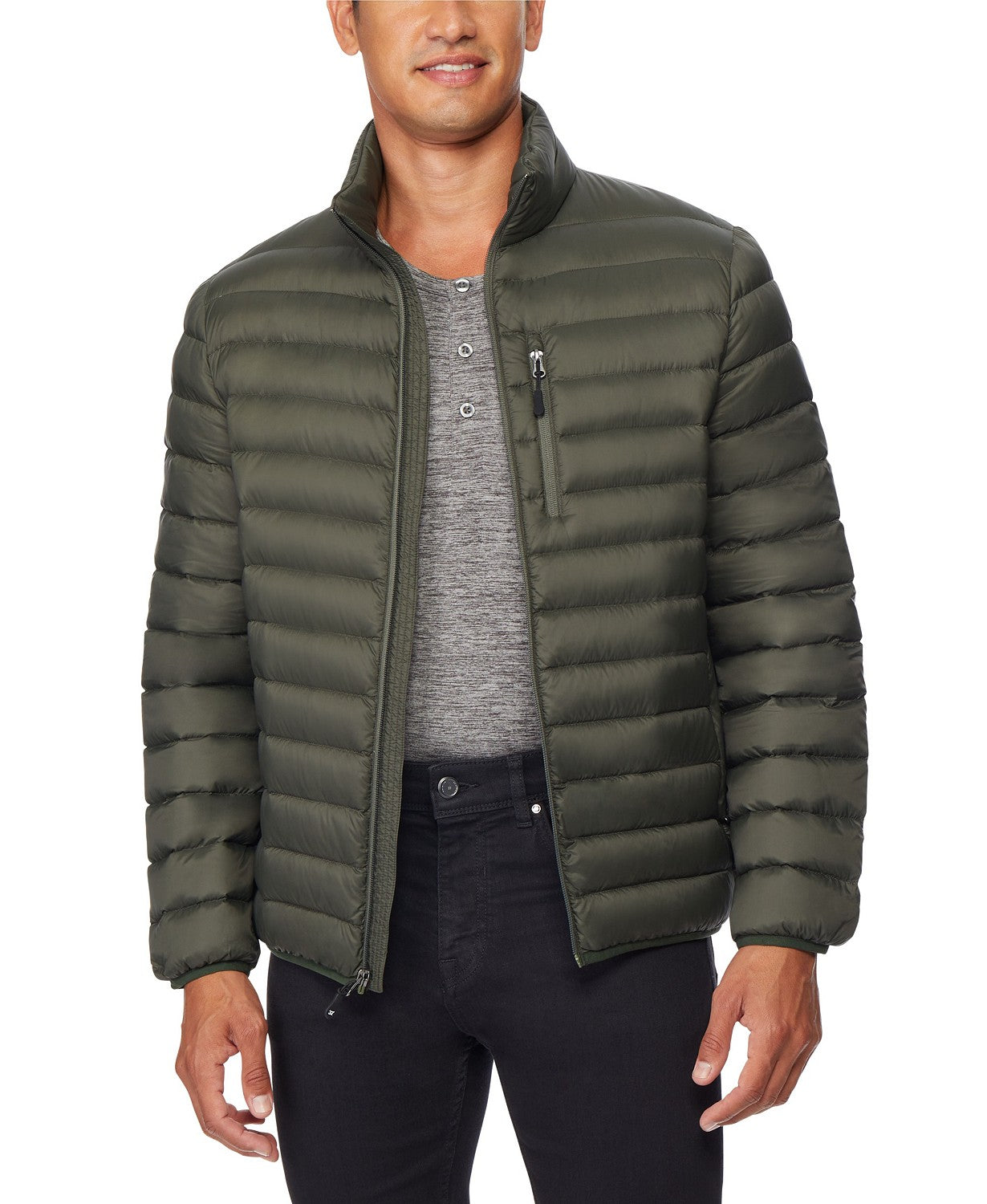 32 Degrees Men's Down Packable Jacket XXL 2XL Summer Leaf Green