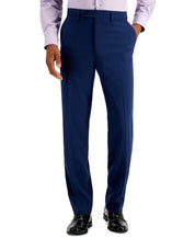 Nautica Mens Modern fit Two Piece Suit 38 S / 32 Waist Blue Solid Stretch