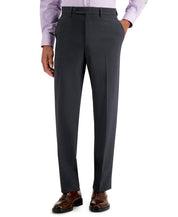 Nautica Mens Modern fit 2 Piece Suit 42 L / 36 Waist Charcoal Grey Solid Stretch