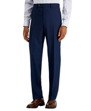 Nautica Mens Modern Fit Dress Pants 30 X  32  Navy Blue Birdseye NA000278GAFF
