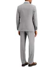 Nautica Mens Modern fit 2 Piece Suit 48 L / 43 Waist Light Grey Solid Stretch