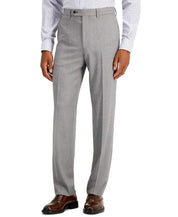 Nautica Mens Modern fit 2 Piece Suit 38 R / 30 Waist Grey Solid Stretch