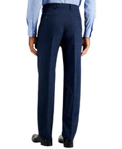 Nautica Mens Modern fit 2 Piece Suit 42 L / 36 Waist Blue Plaid Stretch