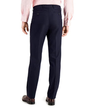 Kenneth Cole Mens Slim fit Dress Pants 30 / 32 Navy Blue Solid Stretch