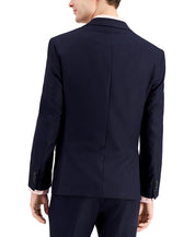 Kenneth Cole Reaction Mens Slim fit Suit Jacket Blazer 36 S Navy Blue Solid