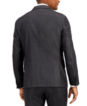 Kenneth Cole Reaction Men's Slim-Fit Big and Tall Suit Grey 46XL / 37 x 32