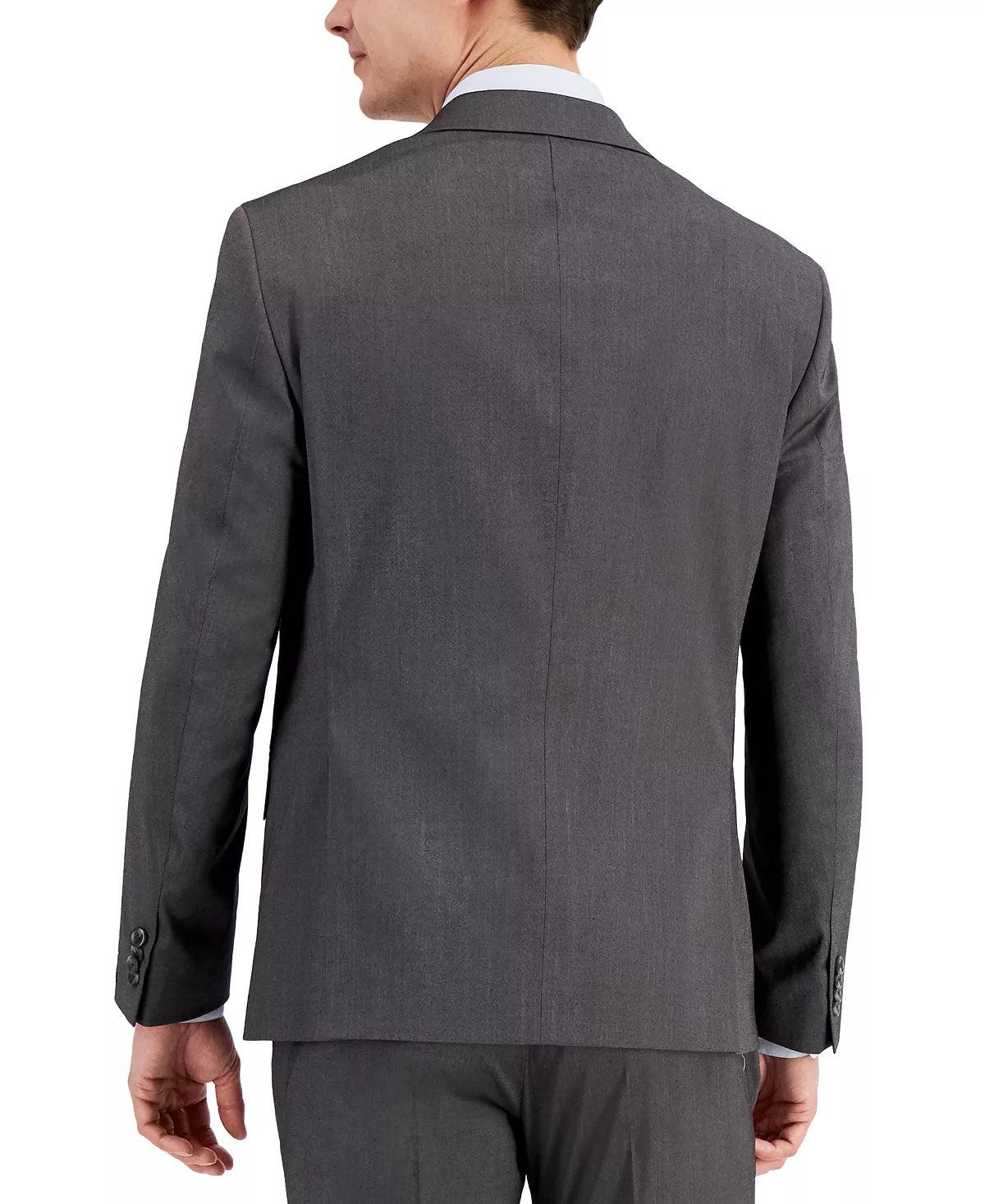 Kenneth Cole Reaction Mens Techni-Cole Suit Jacket Grey 38S