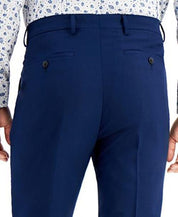 Kenneth Cole Reaction Mens Slim fit Dress Pants 36 / 32 Blue Solid