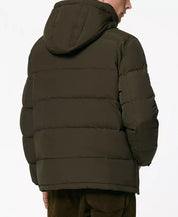 Marc New York Mens Puffer Jacket Coat Large Green Full Zip
