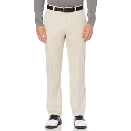 Pga Tour Mens Regular fit Golf Pants 36 / 32 Beige Solid