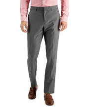 Perry Ellis Mens Slim fit Dress Pants 33 / 32 Mid Grey Solid Stretch